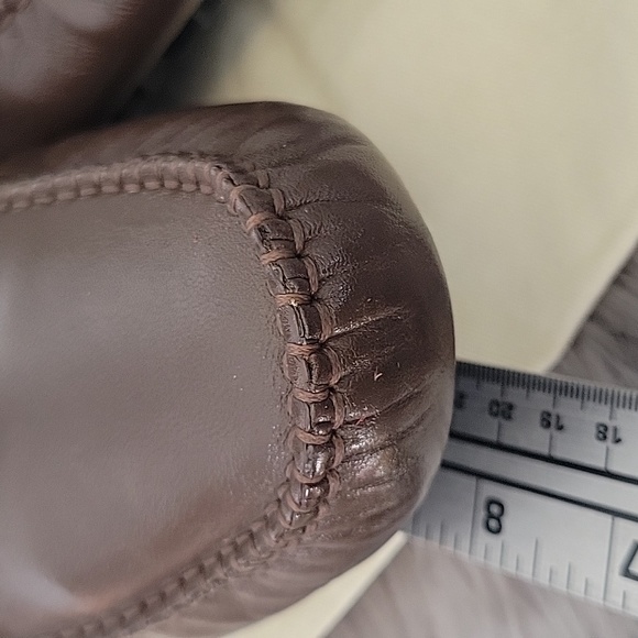 FENDI Zucca Moccasin Logo Leather Loafer for Men - Picture 14 of 17